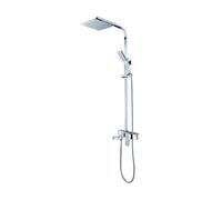 Rea Navarro kit baignoire-douche mural oui chrome REA-P0802