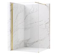 Rea paroi de douche, Flexi Transparent 70, Or