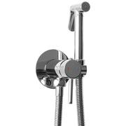Laiton Couleur Chrome Robinet Bidet Mélangeur Céramique Extensible 1.2m Tuyau