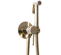 Rea Robinet Bidet Douchette Or Loop Mural Monocommande