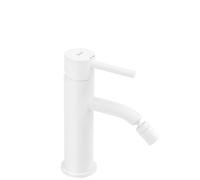 Rea ROBINET DE BIDET LUNGO WHITE Mitigeur monocommande en Laiton pour WC Toilette Salle de Bain (Blanc)