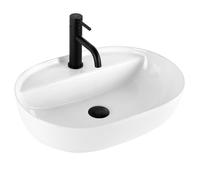 Rea Sanitär - Vasque à poser AURA 51 (U4620) ovale 50,5 x 38,5 cm blanc