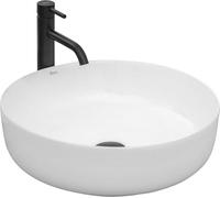 Rea Vasque à poser Elma Lavabo Salle de Bain 450 x 450 x 140 mm en Céramique (Blanc)