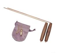 ReachMall 1 paire de baguettes de détection de métaux en cuivre pur, baguettes de détection de cuivre pur, baguettes de détection de cuivre portables, Instruments de mesure pour détection de métaux