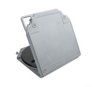 ReachMall Boîte de rangement robuste en métal de 25,4 cm pour bobine à bobine, archives, rangement sûr, taille compacte, studio, bureau, 28,5 cm (B)