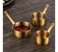 ReachMall Casserole en acier inoxydable, casserole à nouilles, mini casserole à lait, antiadhésive, pichet à mousser pour la cuisine (argent (80 ml), 2322UYWO8J411D65P71N02SK1R9