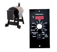ReachMall Kit de panneau de commande de thermostat numérique pour grilles à granulés Traeger BAC236, 8 réglages de chaleur, affichage lisible au soleil, contrôle de la température du gril