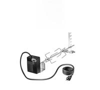 ReachMall Kit de rôtisserie électrique motorisé en acier inoxydable 304 73,6 cm Capacité 18,1 kg Pour barbecue à gaz Cuisine en plein air Fête