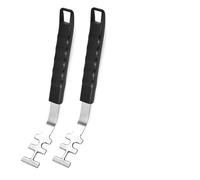 ReachMall Lot de 2 lève-grilles de barbecue en acier inoxydable résistant à la chaleur - Outil anti-brûlure pour retirer et remplacer la grille pendant la cuisson