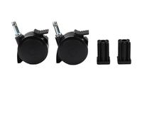ReachMall Roulettes verrouillables pour grilles Weber 70360 : roues pivotantes avec frein, axe en plastique et métal, convient pour Spirit for genesis E310 E320 S330