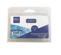 Réactif Pastilles pour Trousse Analyse Eau Piscine - pH (Phénol Rouge) / Chlore (DPD1) - Boîte Recharge de 2 x 30 pastilles - Qualité Pro - EDG