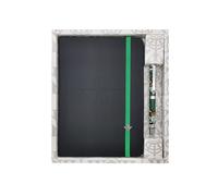 Real Betis Balompié - Pack cadeau - Agenda et stylo - Écriture - Vert - Produit officiel (CyP Brands), vert, Estandar, Betis Set Agenda et Stylo
