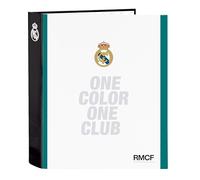 Real Madrid EQUIPACIÓN 26/27 Classeur à 4 anneaux, idéal pour les enfants de différents âges, confortable et polyvalent, qualité et résistance, 27 x 6 x 33 cm