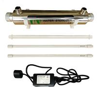Realgoal 2GPM 16W UV filtre a eau UV purificateurs eau, ajouter supplementaire 1 piece lampe UV