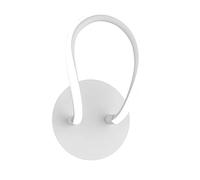 Reality, Applique, Bologna incl. 1 x LED,SMD,11,5 Watt,4000K,1300 Lm. Plastique, Blanc, Corps: Métal, blanc mat L:15,0cm, H:26,0cm, P:15,0cm IP20,4000K