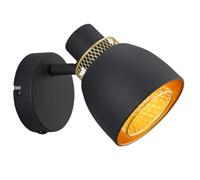 Rl Applique murale LED métal - Noir