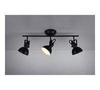 Reality Gina Spot De Plafond Gina Classic À 3 Lumières, Barre Noir Mat