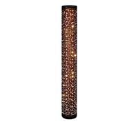 Reality, Lampadaire, Taco incl. 1 x LED,SMD,8,0 Watt,3000K,800 Lm. Plastique, Noir, Corps: Tissu, Noir Ø:13,0cm, H:103,0cm Interrupteur pied,Effet étoiles,IP20,Source lumineuse non remplaçab,