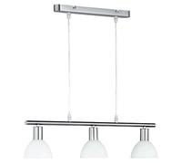 Reality Lampe à Suspension Dallas, Nickel Mat, 3 Spots