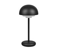 Reality, Lampe de table, Elliot incl. 1 x LED,SMD,2,0 Watt,3000K,180 Lm. Corps: Plastique, noir mat Ø:13,5cm, H:30,0cm Interrupteur tactile 4 niveaux,