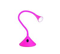 Reality, Lampe de table, Viper incl. 1 x LED,SMD,3,0 Watt,3000K,260 Lm. Corps: Plastique, rose H:31,8cm, Ø:13,5cm, P:35,0cm IP20,Interrupteur,Flexible,Montage au mur