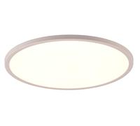 Reality LED Plafonnier Aureo R64371931, plastique blanc mat, avec LED 30 Watt, changement de couleur, télécommande