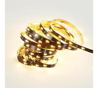 Reality LED Stripe Chip R65565102, plastique noir, LED de 17,5 watts incluse, raccourcissable de 500 cm, télécommande