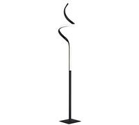 Reality Leuchten Course R42051132 Lampadaire LED en métal noir mat avec variateur d'intensité 11 W