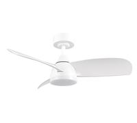 TRIO Reality R62732131 HELSINKI Ventilateur de plafond avec éclairage, diamètre 900 mm, LED SMD 20 W/2500 lm, 2700-6000 K, blanc, télécommande