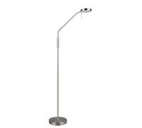 Reality Leuchten Lampadaire Moreno R44561107 LED 3W sans fil tactile couleur réglable nickel mat