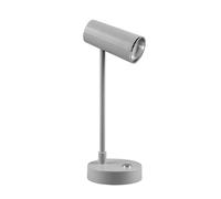 Reality Leuchten Lampe de bureau LED Lenny R52661111, gris plastique, LED 2,5 watts incluse