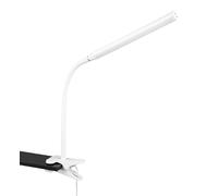 Reality Leuchten LED Lampe à pince NEVADA R57941131, Plastique Blanc mat, 5 Watt LED, dimmable, changement de couleur