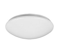 Trio-Leuchten Plafonnier LED Lukida R62961000 Blanc Effet étoile Dimmable Télécommande 18 W