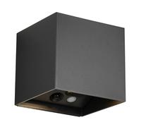 Applique murale extérieure carrée blanche LED 1W avec capteur de mouvement RL GENIE
