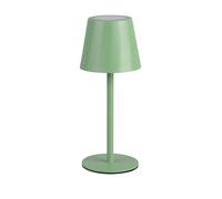 Reality Leuchten R55961149 Diaz R55961149 Lampe de table d'extérieur en métal vert pistache avec LED de 1,6 W et couleur de lumière réglable 4 positions tactiles