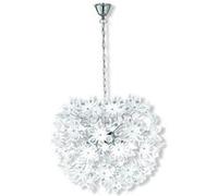 Reality Leuchten Realitytrio Lampe Suspension Luminaire, Ø=50cm, Fleurs Acryliques, Blanc Incolore G