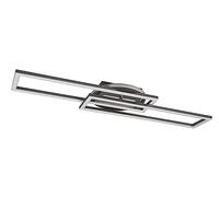Reality Leuchten RIO, Lampe de table, Burton 1xE14, max.28,0 W Organza, Fumé, Corps: Métal, noir mat Ø:12,5cm, H:28,5cm Interrupteur de cordon,IP20,Sans illuminant