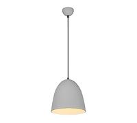 Reality Leuchten RIO, Lampe de table, Burton 1xE14, max.28,0 W Organza, Fumé, Corps: Métal, noir mat Ø:12,5cm, H:28,5cm Interrupteur de cordon,IP20,Sans illuminant
