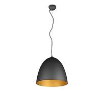 Reality Leuchten RIO, Lampe de table, Burton 1xE14, max.28,0 W Organza, Fumé, Corps: Métal, noir mat Ø:12,5cm, H:28,5cm Interrupteur de cordon,IP20,Sans illuminant