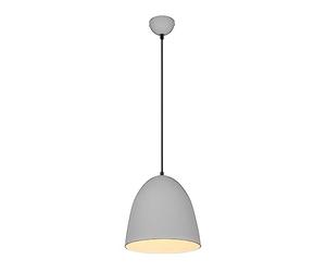 Reality Leuchten RIO, Lampe de table, Burton 1xE14, max.28,0 W Organza, Fumé, Corps: Métal, noir mat Ø:12,5cm, H:28,5cm Interrupteur de cordon,IP20,Sans illuminant