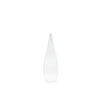 Reality Leuchten Palmas R45101101 RL LIVE YOUR LIGHT Lampadaire d'extérieur à LED à piles en plastique blanc avec LED à changement de couleur 3 W et télécommande Hauteur 80 cm
