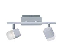 Plafonnier spot 2x LED 3000K blanc/chrome Roubaix RL