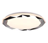 Reality, Plafonnier, Ando incl. 1 x LED,SMD,22,0 Watt,2700-6000K,2400 Lm. Corps: Plastique, Chrome Ø:50,0cm, H:7,0cm