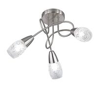 Lumiere plafonnier rond Colmar - Argent