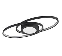 Reality, Plafonnier, Galaxy incl. 1 x LED,SMD,28,0 Watt,3000K,3400 Lm. Corps: Métal, Antracite L:57,0cm, L:23,0cm, H:4,0cm