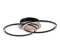 Rl plafonnier LED rond - Bois clair