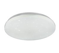 Reality, Plafonnier, Kira incl. 1 x LED,SMD,18,0 Watt,3000-6000K,2000 Lm. Plastique, Blanc, Corps: Plastique, Blanc Ø:38,0cm, H:5,0cm