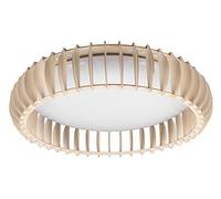 Trio-Leuchten Plafonnier LED Monte R62171930 38W bois clair/blanc 60 cm IP20