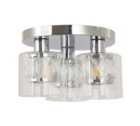 Reality Plafonnier rond Elmo 3 lampes - Argent