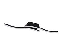 Rl Plafonnier LED rond métal - Noir